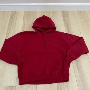 Russell Athletic Red Hoodie Size Large Flaws